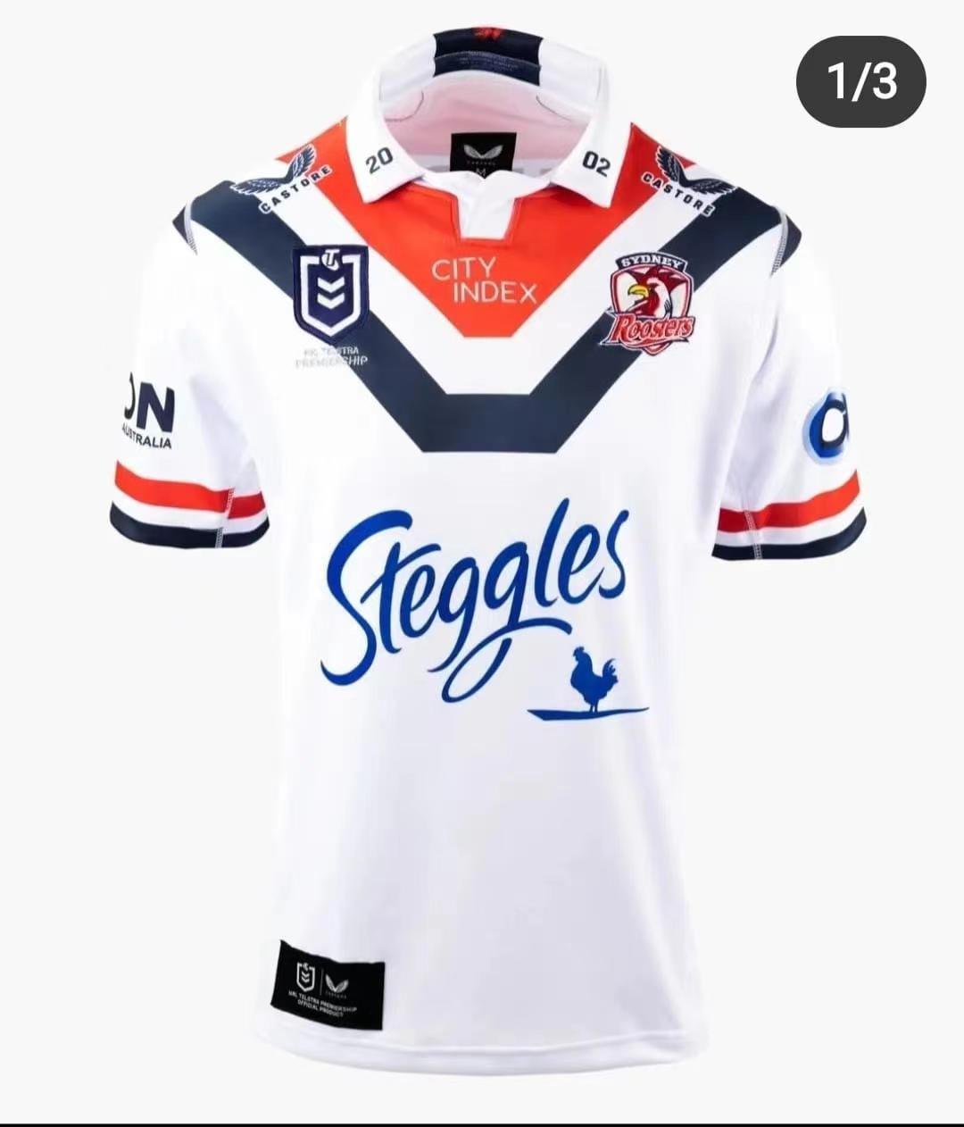 2022 Season Sydney Roosters A11 White Color Rugby Jersey